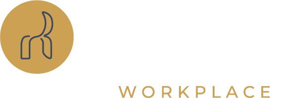 Lyric Workplace logo horizontal white version